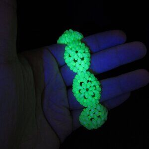 Handwoven UG Superduo Medallion bracelet